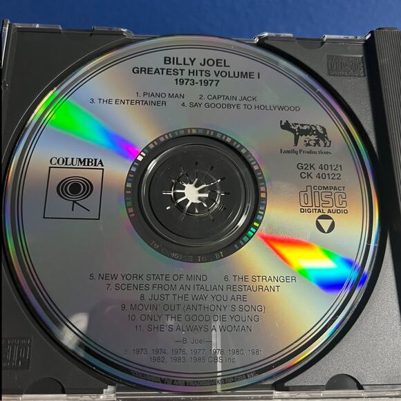 Billy Joel - Greatest Hits Volume I & Volume II (2 CD Set, Columbia Records) - Picture 7 of 10